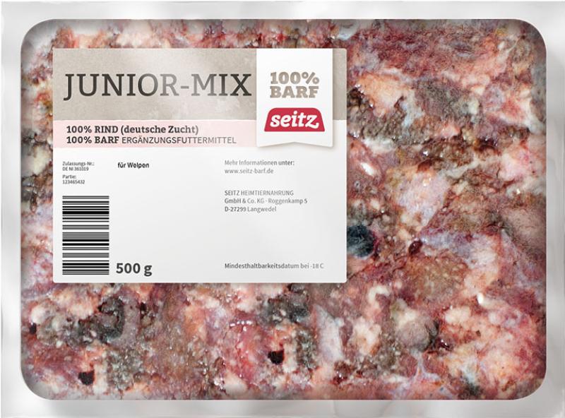 Junior-Mix, mit zarten Fleischsorten und Innereien